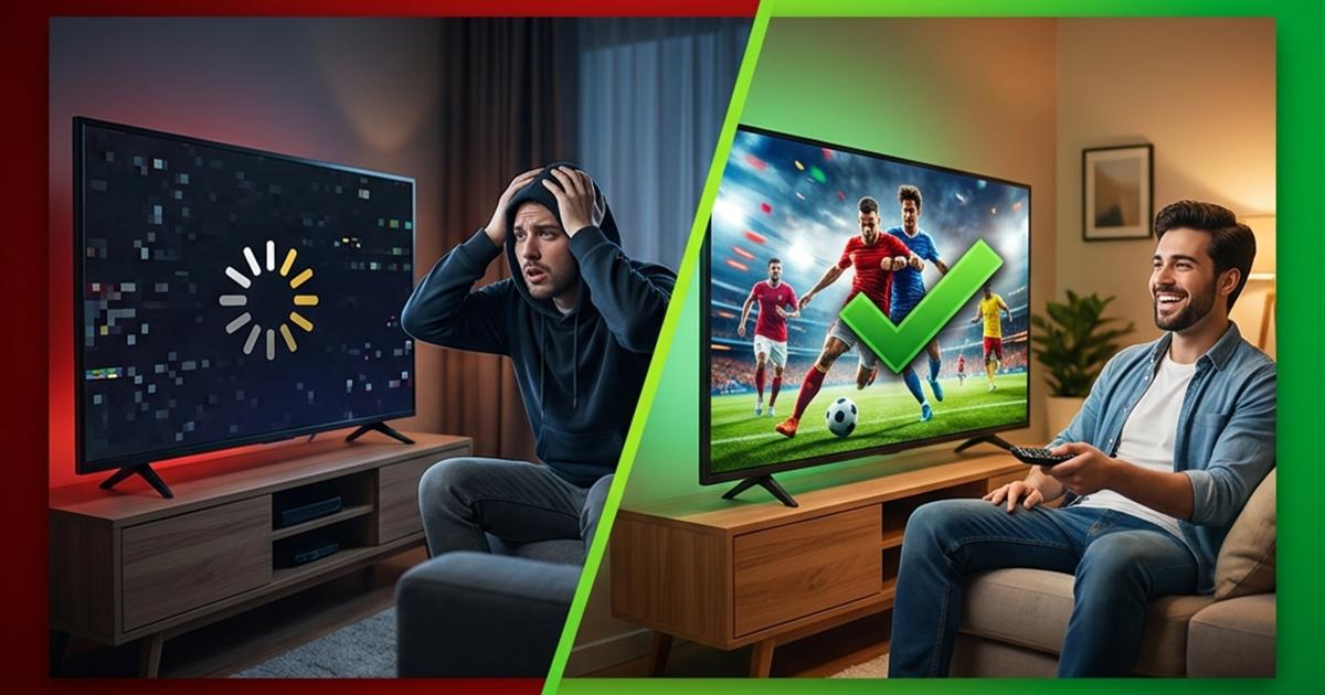 Pessoas assistindo televisão para ilustrar análise de estabilidade em IPTV